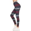 imageAmerican Trends Ugly Christmas Leggings for Women Pants with Funny Print Holiday Outfits High WaistedDark Red Deer