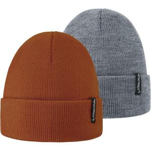 imageAmerican Trends Baby Infant Toddler Beanie for Boys Girls Kids Winter Hats Soft Warm Knit CapsGraymaroon