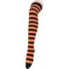 imageAmerican Trends Striped Knee High Socks for Women Thigh High Socks Long Leg Warmers01 Orange Black Stripes