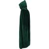 imageAmerican Trends Unisex Hooded Robe Cloak Adults Velvet Lightweight Overcoat Cloak for Halloween Cosplay CostumesBlackish Green
