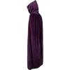 imageAmerican Trends Unisex Hooded Robe Cloak Adults Velvet Lightweight Overcoat Cloak for Halloween Cosplay CostumesPurple
