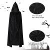 imageAmerican Trends Unisex Hooded Robe Cloak Adults Velvet Lightweight Overcoat Cloak for Halloween Cosplay CostumesWine Red