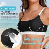 imageSports Swim Bra Bikini Tops for Women Classic Bathing Suits Top with Padded Crop SwimsuitBlack and White