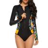 Black Yellow Floral