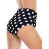 imageAmerican Trends High Waisted Bikini Bottoms Ruched Tummy Control Swimsuits Bottoms Sexy Swim Bottom Bathing Suits for WomenBlackwhite Dot