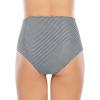 imageAmerican Trends High Waisted Bikini Bottoms Ruched Tummy Control Swimsuits Bottoms Sexy Swim Bottom Bathing Suits for WomenBlackwhite Striped