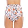 imageAmerican Trends High Waisted Bikini Bottoms Ruched Tummy Control Swimsuits Bottoms Sexy Swim Bottom Bathing Suits for WomenMultifloral
