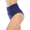 imageAmerican Trends High Waisted Bikini Bottoms Ruched Tummy Control Swimsuits Bottoms Sexy Swim Bottom Bathing Suits for WomenNavy Blue