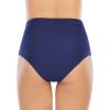 imageAmerican Trends High Waisted Bikini Bottoms Ruched Tummy Control Swimsuits Bottoms Sexy Swim Bottom Bathing Suits for WomenNavy Blue