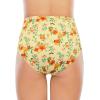 imageAmerican Trends High Waisted Bikini Bottoms Ruched Tummy Control Swimsuits Bottoms Sexy Swim Bottom Bathing Suits for WomenOrange Floral