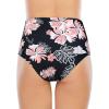 imageAmerican Trends High Waisted Bikini Bottoms Ruched Tummy Control Swimsuits Bottoms Sexy Swim Bottom Bathing Suits for WomenPink Floral