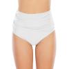 imageAmerican Trends High Waisted Bikini Bottoms Ruched Tummy Control Swimsuits Bottoms Sexy Swim Bottom Bathing Suits for WomenWhite