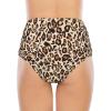 imageAmerican Trends High Waisted Bikini Bottoms Ruched Tummy Control Swimsuits Bottoms Sexy Swim Bottom Bathing Suits for WomenYellow Leopard