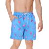 imageAmerican Trends Mens Swim Trunks Board Shorts Quick Dry Mens Swimming Trunks with Compression LinerA Sky Blue Flamingo