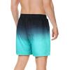 imageAmerican Trends Mens Swim Trunks Board Shorts Quick Dry Mens Swimming Trunks with Compression LinerBlack Blue Gradient