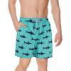 imageAmerican Trends Mens Swim Trunks Board Shorts Quick Dry Mens Swimming Trunks with Compression LinerBlue Green Shark