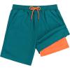 imageAmerican Trends Mens Swim Trunks Board Shorts Quick Dry Mens Swimming Trunks with Compression LinerGreen