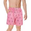imageAmerican Trends Mens Swim Trunks Board Shorts Quick Dry Mens Swimming Trunks with Compression LinerPink Anchor