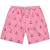 imageAmerican Trends Mens Swim Trunks Board Shorts Quick Dry Mens Swimming Trunks with Compression LinerPink Anchor