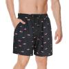 imageAmerican Trends Mens Swim Trunks Board Shorts Quick Dry Mens Swimming Trunks with Compression LinerPink Shark