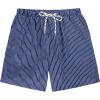 imageAmerican Trends Mens Swim Trunks Board Shorts Quick Dry Mens Swimming Trunks with Compression LinerQ Blue Vertical Stripes