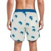 imageAmerican Trends Mens Swim Trunks Board Shorts Quick Dry Mens Swimming Trunks with Compression LinerZ Blue Tree
