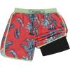 imageAmerican Trends Mens Swim Trunks Board Shorts Quick Dry Mens Swimming Trunks with Compression LinerZ Red Plantain