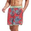 imageAmerican Trends Mens Swim Trunks Board Shorts Quick Dry Mens Swimming Trunks with Compression LinerZ Red Plantain