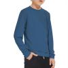 imageBoy Long Sleeve Rash Guard Shirt UPF 50 Sun Protection Rashguard Swim ShirtNavy