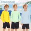 imageBoy Long Sleeve Rash Guard Shirt UPF 50 Sun Protection Rashguard Swim ShirtNavy