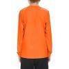 imageBoy Long Sleeve Rash Guard Shirt UPF 50 Sun Protection Rashguard Swim ShirtNeon Orange
