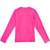 imageBoy Long Sleeve Rash Guard Shirt UPF 50 Sun Protection Rashguard Swim ShirtRose Red