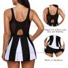 imageWomens Tummy Control Swimsuits Vintage Swim Dress One Piece Bathing Suits for Women Plus Size SwimdressFlag Print