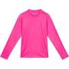 imageBoy Long Sleeve Rash Guard Shirt UPF 50 Sun Protection Rashguard Swim ShirtRose Red