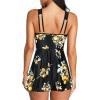 imageAmerican Trends Bathing Suits Tummy Control Womens Mesh Swimdress One Piece Swimsuits for Women Athletic SwimwearZ Floral Black