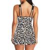 imageAmerican Trends Bathing Suits Tummy Control Womens Mesh Swimdress One Piece Swimsuits for Women Athletic SwimwearZ Leopard Print