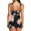 imageAmerican Trends Bathing Suits Tummy Control Womens Mesh Swimdress One Piece Swimsuits for Women Athletic SwimwearZ Pink Dress