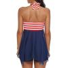 imageBathing Suits for Women Tummy Control Plus Size Womens One Piece Swimsuit Athletic SwimdressB Red Stripe