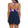imageBathing Suits for Women Tummy Control Plus Size Womens One Piece Swimsuit Athletic SwimdressE Navyfloral