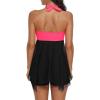 imageBathing Suits for Women Tummy Control Plus Size Womens One Piece Swimsuit Athletic SwimdressE Pink