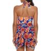 imageBathing Suits for Women Tummy Control Plus Size Womens One Piece Swimsuit Athletic SwimdressF Sunflower