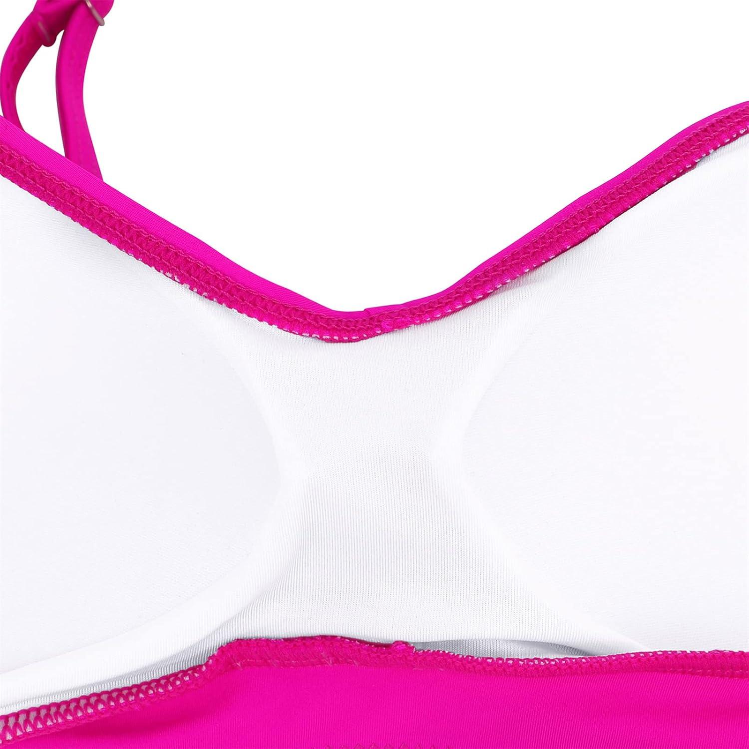 imageAmerican Trends Womens High Waisted Bikini Swimsuits Push Up Bikini Sets Sexy Bathing Suits Two Piece Swimsuit01rose Red