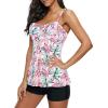 imageAmerican Trends Tankini Swimsuits Plus Size Tankini Bathing Suits for Women Tankini Bathing Suits Swimwear for Women06 Pink Flamingo