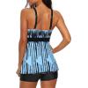 imageAmerican Trends Tankini Swimsuits Plus Size Tankini Bathing Suits for Women Tankini Bathing Suits Swimwear for WomenBlue White