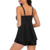 imageAmerican Trends Tankini Swimsuits for Women Two Piece Bathing Suits Tankini Top with Boyshorts Swimwear for WomenBlack