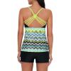 imageAmerican Trends Tankini Swimsuits for Women Two Piece Bathing Suits Tankini Top with Boyshorts Swimwear for WomenLight Yellow