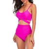 imageAmerican Trends Womens High Waisted Bikini Swimsuits Push Up Bikini Sets Sexy Bathing Suits Two Piece Swimsuit01rose Red