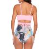 imageAmerican Trends Womens High Waisted Bikini Swimsuits Push Up Bikini Sets Sexy Bathing Suits Two Piece Swimsuit03pink Print