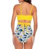 imageAmerican Trends Womens High Waisted Bikini Swimsuits Push Up Bikini Sets Sexy Bathing Suits Two Piece Swimsuit05yellow Print