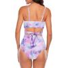 imageAmerican Trends Womens High Waisted Bikini Swimsuits Push Up Bikini Sets Sexy Bathing Suits Two Piece Swimsuit06purple Tie Dye